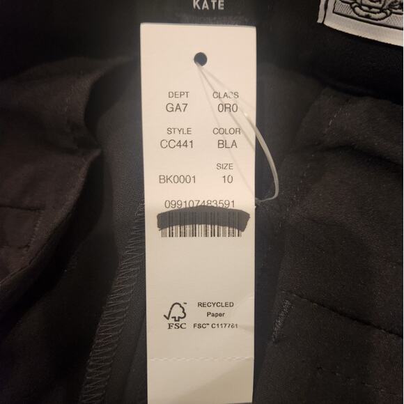 NWT J. Crew Kate Straight-Leg Pant In Four-Season Stretch Black 10 - Picture 10 of 10